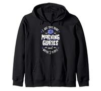 Morning Glories Gift - I Just Care About Morning Glories Zip Hoodie