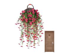 Morning Glory Artificial Flowers | Artificial Flower Vines | Realistic Plants Greenery for Courtyard Spring Porch Balconies Front Door Patio Gazebo Deck Fall Decor