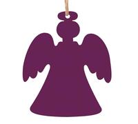 Morning Glory Purple Wooden Christmas decorations printed wooden decorations suitable for Christmas trees party decorations