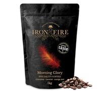 Morning Glory Specialty Coffee 1kg Whole Beans - Bright & Zesty Medium Roast with Chocolate, Caramel, and Orange Zest Notes | Perfect for Fresh Grinding at Home - IRON & FIRE