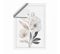 Morning Glory Study Botanical Unframed Wall Art Print A4 (29.7×21cm), Wall Decor for Living Room, Bedroom, Office & Home, Art Gift