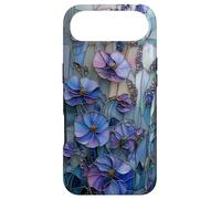 Morning Glory Wildflowers Stained Vintage Birth Flower Case for iPhone Air