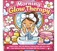 Morning Glow Therapy: A Bold & Easy Soft-Life Skincare Coloring Book, Calm Bathroom Rituals, and Simple Self-Care Scenes