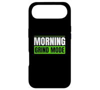 Morning Grind Mode Early Routine Lifestyle Motivation Quote Case for iPhone Air