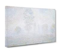 Morning Haze By Claude Monet Canvas Print | Gallery Wrapped 30mm Frame Wall Art | 30x20 inches | Ready to Hang | Impressionist Picture | Living Room Bedroom Lounge Office