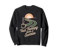 Morning Hike Wellness Summit and Coffee Nature Therapy Sweatshirt