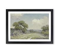 Morning in The Live Oaks by Julian Onderdonk Framed Print | A2 Oak Framed Wall Art | Ready to Hang | Modern Nature Picture | Living Room Bedroom Lounge Office