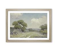 Morning in The Live Oaks by Julian Onderdonk Framed Print | A2 Oak Framed Wall Art | Ready to Hang | Modern Nature Picture | Living Room Bedroom Lounge Office