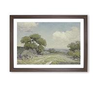 Morning in The Live Oaks by Julian Onderdonk Framed Print | A2 Walnut Framed Wall Art | Ready to Hang | Modern Nature Picture | Living Room Bedroom Lounge Office