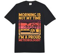 Morning is Not My Time I'm A Storm Chasing Meteorologist Comfort Colors Adult Heavyweight T-Shirt