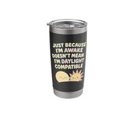 Morning Person Sleepy Moon Grumpy Sun Stainless Steel Insulated Tumbler