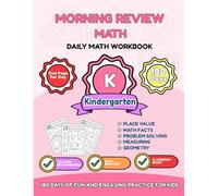 Morning Review: Math Kindergarten: 180 Days of Counting, Numbers 1-20, Shapes & Simple Addition - Daily Math Practice Workbook for Preschool & Kindergarten (Ages 4-6)