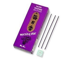 Morning Star Musk Incense -200 Sticks Per Pack by MorningStar