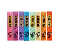 MORNING STAR Nippon Kodo - Assortment Set of 8, 12,16 Home Fragrance Incense Sticks Collection (SET OF 8 - FLORAL AND EARTHY)