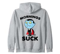 Morning Suck Dracula Zip Hoodie
