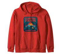 Morning View Tent Scene Summer Edition Zip Hoodie