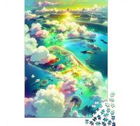 Morning Walk Puzzles 1000 Pieces Wooden Puzzles for Adults And Teenager Family Game Christmas Eve Gifts 1000pcs (38x26cm)