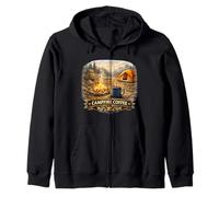 Morning Wilderness Camp Escape Zip Hoodie