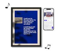 MorningBlues Gallery T2 Music Frame Bluetooth Speaker, 2.1 Hi-Fi Stereo, Wi-Fi 2K Paper-Like Display with Dynamic Lyrics, Wall or Tabletop Design, Supports Spotify, Apple & Amazon Music