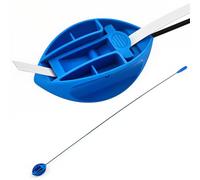 MorningRo 1 Pack 74'' Flexible Pallet Strap Feeder for 1/2-3/4 Inch Polyethylene Strapping Stick Guide Strapping Through Pallets Straps Feeder Professional Pallet Threading Tool