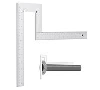 MorningRo 1 Pack Flange Angle Square Pipefitter Tools Stainless Steel Angle Flange of Squareness Water Pipelines System Heavy Duty Measuring Tool 300 x 300 mm