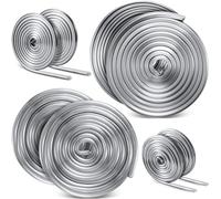 MorningRo 12 ft 3/16" Round U Hobby Came and 12 ft 3/16" Round H Hobby Came for Stained Glass for Stained Glass Supplies Projects Suncatchers Panels Windows Crafts Gallery