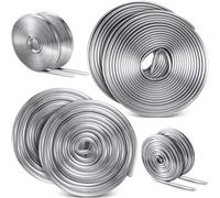 MorningRo 12 ft 5/64" U and 3/16" H Round U Lead Came for Stained Glass and 12 ft 3/16" Round H Hobby Came for Stained Glass Set Supplies for Projects Suncatchers