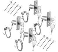 MorningRo 4 Set Emergency Release Lock Kit, Garage Door Opener Quick Release Lock for Universal Garage Door Openers