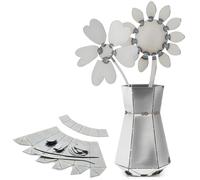 MorningRo Welding Coupons Vase and Flower Kit, Welding Practice Kit, 304 Stainless Steel Plate, Beginner for Tig Mig, to Master and Improve Skills (Elegant Style)