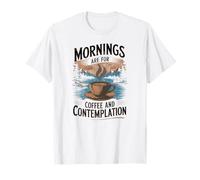 Mornings are for Coffee and Contemplation | Vintage Mountain T-Shirt