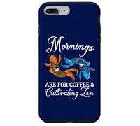 Mornings Are For Coffee And Cultivating Zen Funny Koi Lover Case for iPhone 7 Plus/8 Plus