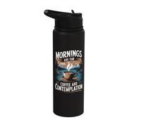 Mornings are for Coffee & Contemplation Stainless Steel Insulated Water Bottle