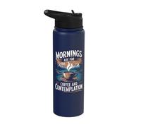 Mornings are for Coffee & Contemplation Stainless Steel Insulated Water Bottle