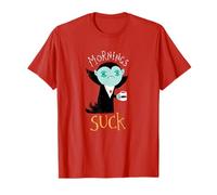 Mornings Suck - Cute Vampire T-Shirt DM T-Shirt