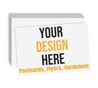 MornLu Custom Postcards with Design Personalized Postcards Add Photo/Text/Logo Print Your Own Postcards, Invitations, promotional， Announment Cards，2 Sided Thick Gloss Cover Card Stock