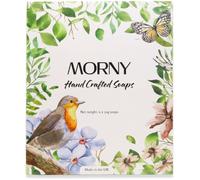 MORNY Hand Crafted Soaps Gift Set - 6x50g - Lavender, Rose, Jasmine, Geranium, Narcisse, Carnation