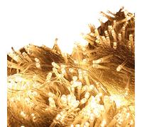 MORO 100M 8 Modes 500 LEDs Christmas Fairy String Light Lighting Wedding Party Lamp Clear Cable Xmas Decorative(Memory Function)