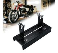 Moroayop Motorcycle Moped Crank Crankshaft Truing Stand Runout Measurement Tool with Long Track Base & Steel Roller Bearing Posts for Dirt Bikes Scooters Mopeds