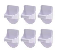 MOROBOR 6pcs Wall Mount Spray Bottle Hooks, Adhesive Spray Bottle Hanger, Spray Bottle Rack Holder for Cabinet Kitchen Bathroom