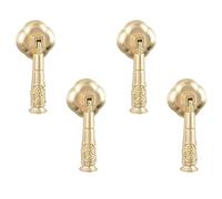 MOROBOR Auspicious Cloud-Shaped Cabinet Pulls, 4pcs Solid Gold Pendant Handles Knob Zinc Alloy Handles Knobs with Mounting Screws for Cabinets Drawer Door Furniture Decorative