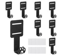 MOROBOR Cat Paw Shaped Wall Hook, 8 Pcs Decorative Self-Adhesive Leash Holder Stick-on Wall Mounted Coat Key Hanger for Entryway Hallway Kitche Office