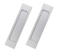 MOROBOR Finger Flush Pulls for Closet Pocket-Sliding Barn Door Handle, 2pcs Sliding Barn Door Handle Recessed Finger Pull for Sliding Barn Door, Closet, Pocket Door/150mm