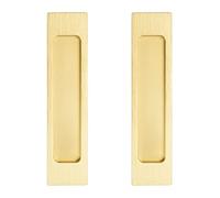 MOROBOR Finger Flush Pulls for Closet Pocket-Sliding Barn Door Handle, 2pcs Sliding Barn Door Handle Recessed Finger Pull for Sliding Barn Door, Closet, Pocket Door/150mm