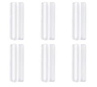 MOROBOR Mini Self-Stick Instant Cabinet Drawer Pulls, 6pcs Clear Silicone Self-Adhesive Push Pull Handles for Dresser Cabinet Drawer Glass Doors Window
