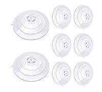 MOROBOR Replacement Ledge Suction Cups, 8pcs 2.5inch Plastic Suction Cups Without Hooks Clear Heavy Duty Suction Cups for Window Shelf, Wreath, Sign,Bird Feeder,Windshield