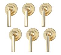 MOROBOR Teardrop Cabinet Pulls, 6pcs Solid Brushed Pendant Handles Knob Zinc Alloy Handles Knobs with Mounting Screw for Cabinets Drawer Door Furniture Decorative(Long Cylindrical Pendant)