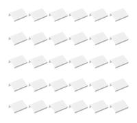 MOROBOR White Mini Finger Edge Pull, 30 PCS Concealed Handle Modern Style Drawer Handle, Right Angle Aluminum Alloy Invisible Wardrobe Knobs for Cabinet Hardware Drawer/50 mm