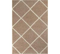Moroccan Beige Shaggy Rug | 520 - 240X340 cm