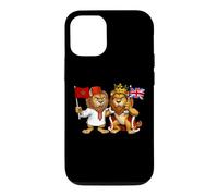 Moroccan British English Roots Morocco England UK Flag Case for iPhone 12/12 Pro