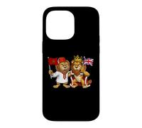 Moroccan British English Roots Morocco England UK Flag Case for iPhone 14 Pro Max